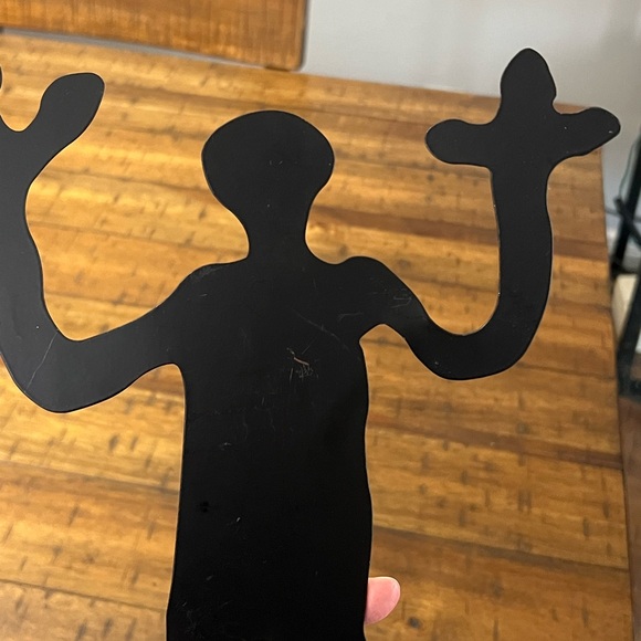 Vintage Rare 1993 Anna Efverlund Ikea Shadow Figure Metal Candleholder - Picture 5 of 7